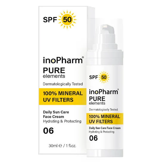 كريم inoPharm Pure Elements المعدني SPF 50 — صورة 1