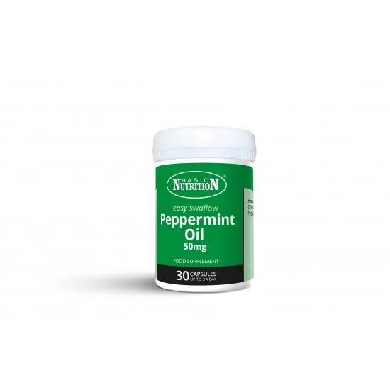 كبسولات Basic Nutrition Peppermint Oil 50 mg — صورة 1