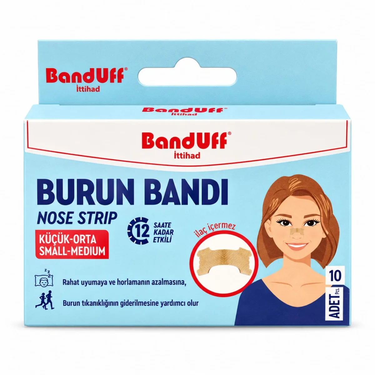 شرائط Banduff للأنف – صغير/متوسط — صورة 1