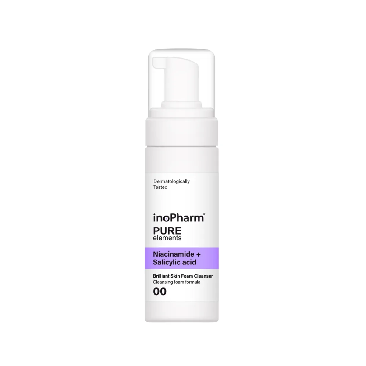 فوم inoPharm Pure Elements بالنياسيناميد وحمض الساليسيليك — صورة 1