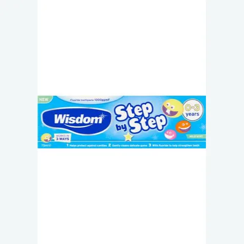 معجون Wisdom Step by Step للأطفال 0–3 سنوات — صورة 1