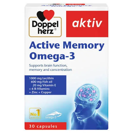 كبسولات Doppelherz aktiv Active Memory Omega-3 — صورة 1