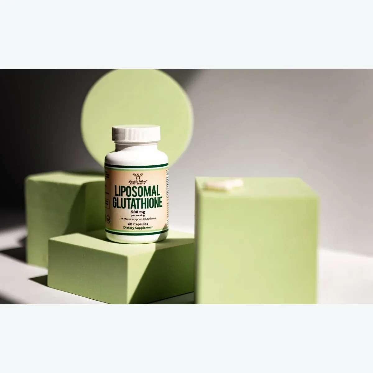 مكمل Double Wood Liposomal Glutathione 500 mg — صورة 1