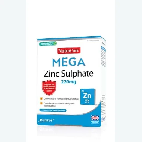 كبسولات NutroCare Mega Zinc Sulphate 220 mg — صورة 1