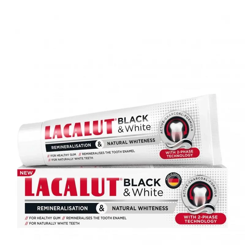 معجون LACALUT Black & White — صورة 1