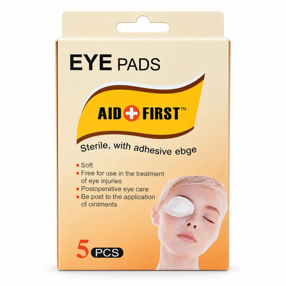 ضمادات AID+FIRST المعقمة للعين — صورة 1