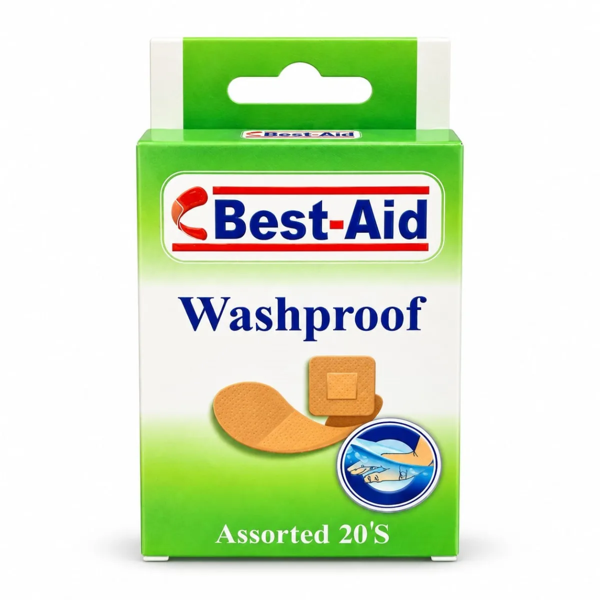 لصقات Best-Aid Washproof المقاومة للماء — صورة 1