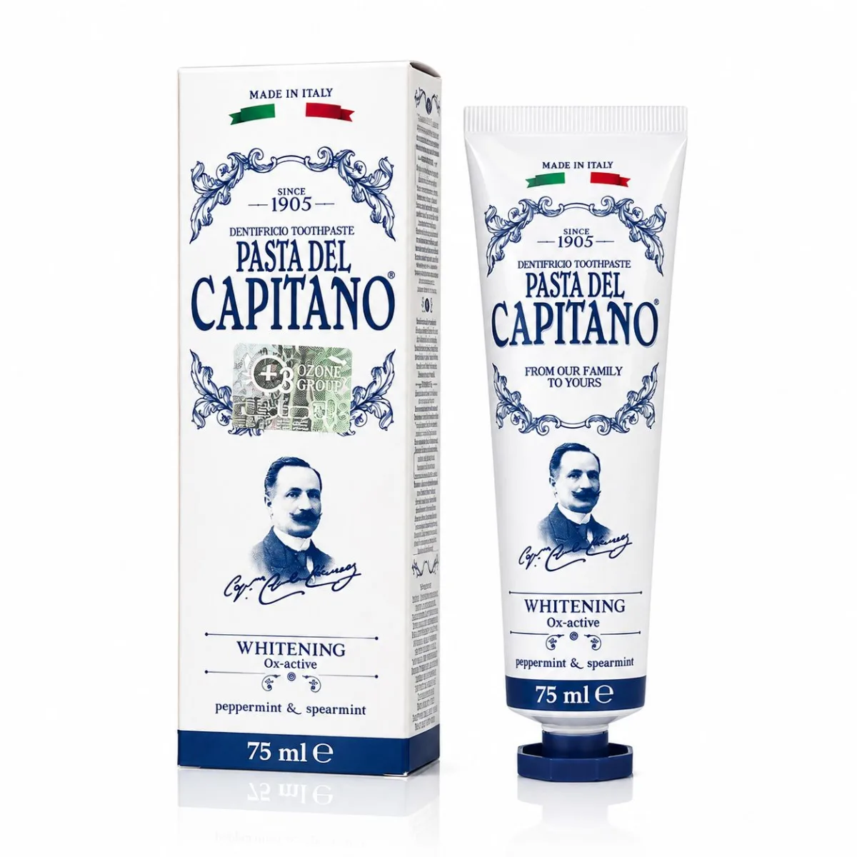 معجون Pasta del Capitano Whitening Active بالنعناع — صورة 1
