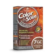 صبغة Color & Soin الدائمة 7GC – أشقر نحاسي ذهبي — صورة 1