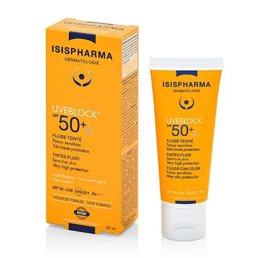 فلود إيزيس فارما Uveblock SPF 50+ دراي تاتش الملون — صورة 1