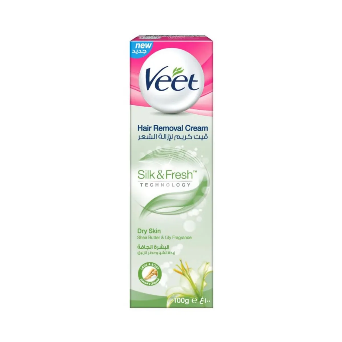 كريم Veet Silky Fresh لإزالة الشعر للبشرة الجافة — صورة 1