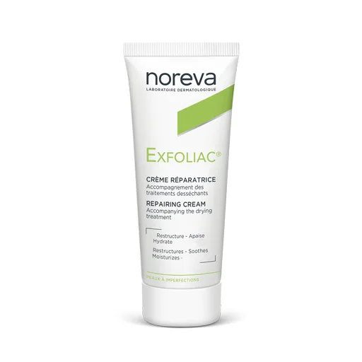 كريم نوريفا Exfoliac المرمم للبشرة الجافة بسبب علاجات الحبوب — صورة 1