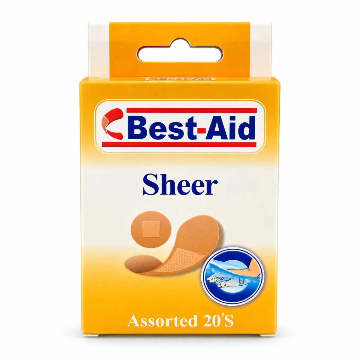 لصقات Best-Aid Sheer المتنوعة — صورة 1