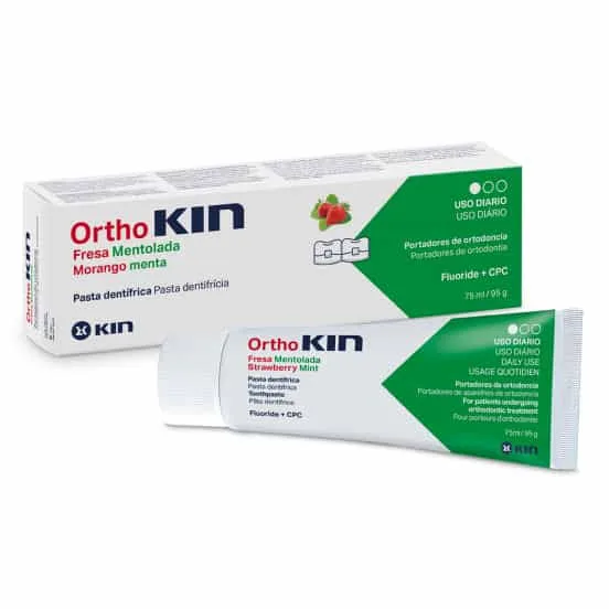 معجون OrthoKIN للتقويم بنكهة الفراولة والنعناع — صورة 1