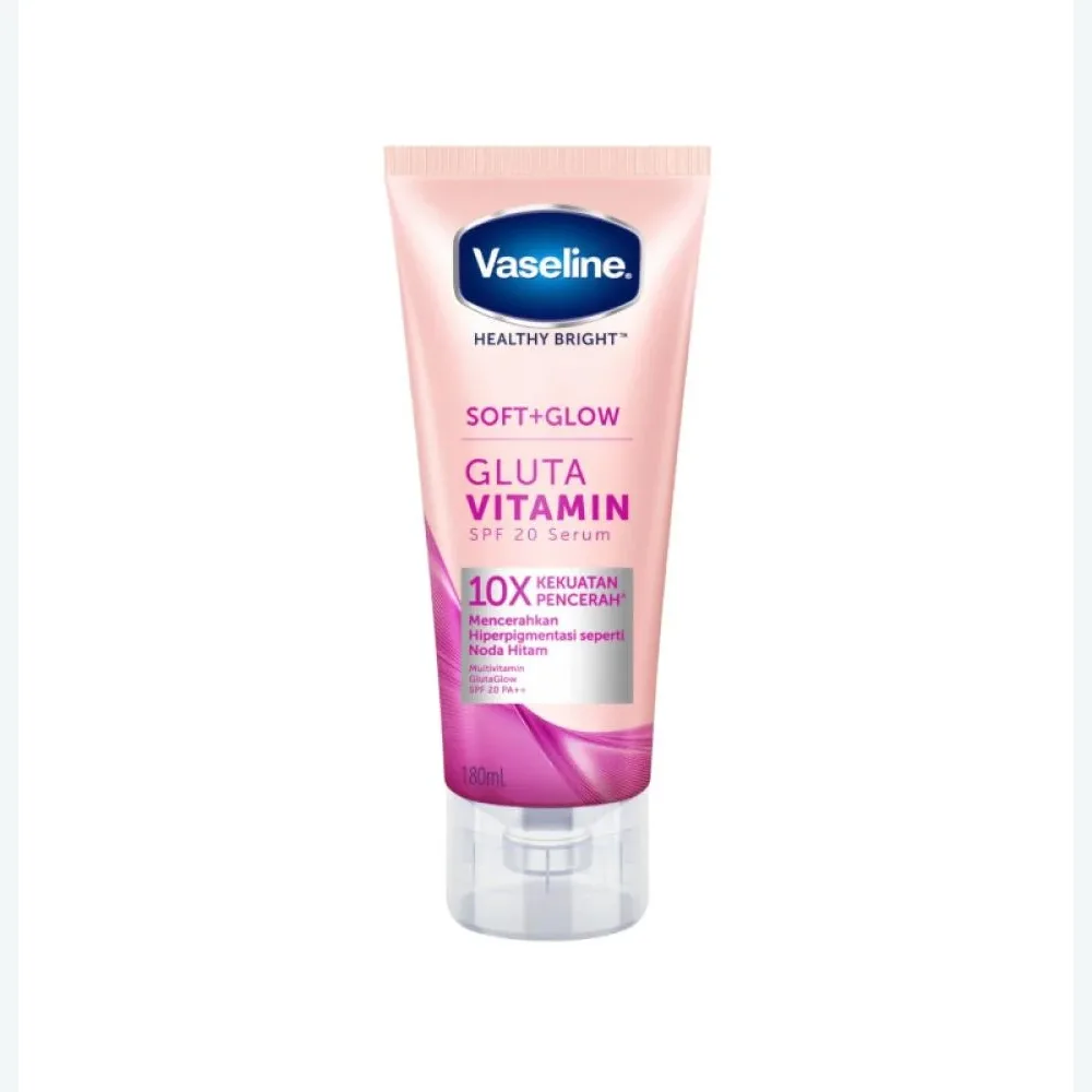لوشن Vaseline Healthy Bright Soft + Glow Gluta Vitamin SPF 20 — صورة 1