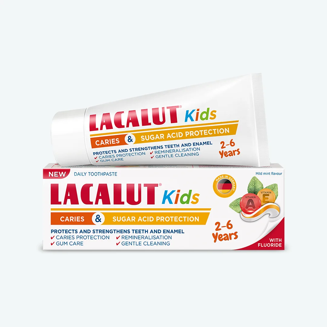 معجون LACALUT Kids للأطفال 2–6 سنوات — صورة 1